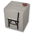 經典木製召喚椅箱(黑白色)